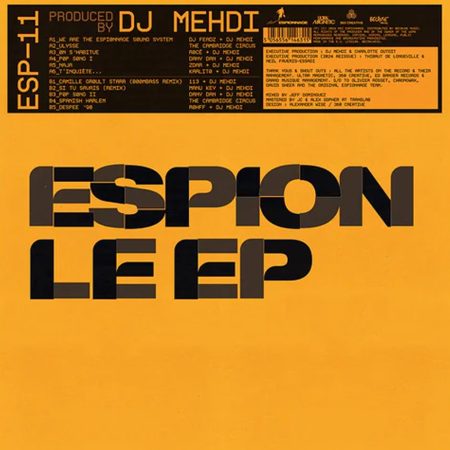 dj mehdi espion ep cover